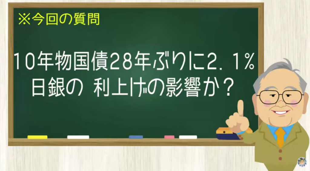 10年物国債28年ぶりに2.1%
