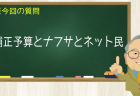 補正予算とナフサとネット民
