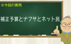 補正予算とナフサとネット民