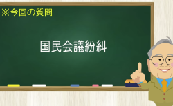 国民会議紛糾